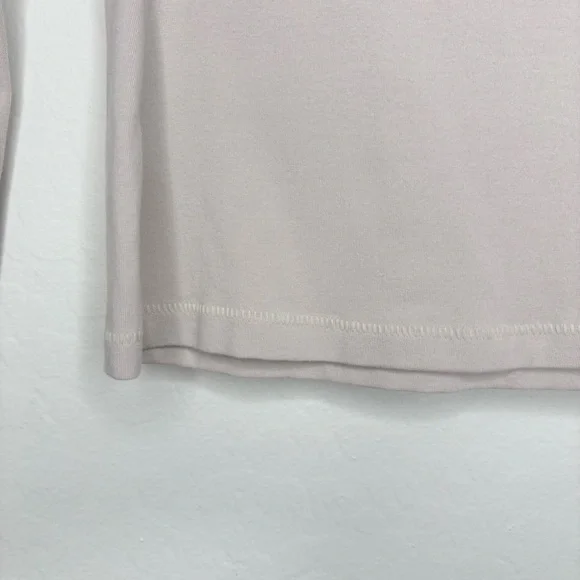 Skims Cotton Jersey Long Sleeve Top Stone Rare Discontinued Color Size S NWT - Picture 6 of 9